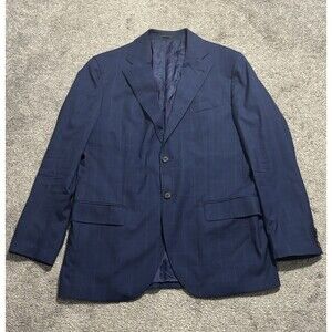 Lubiam Loro Piana Lubiam Blazer Mens 50R Blue Vintage